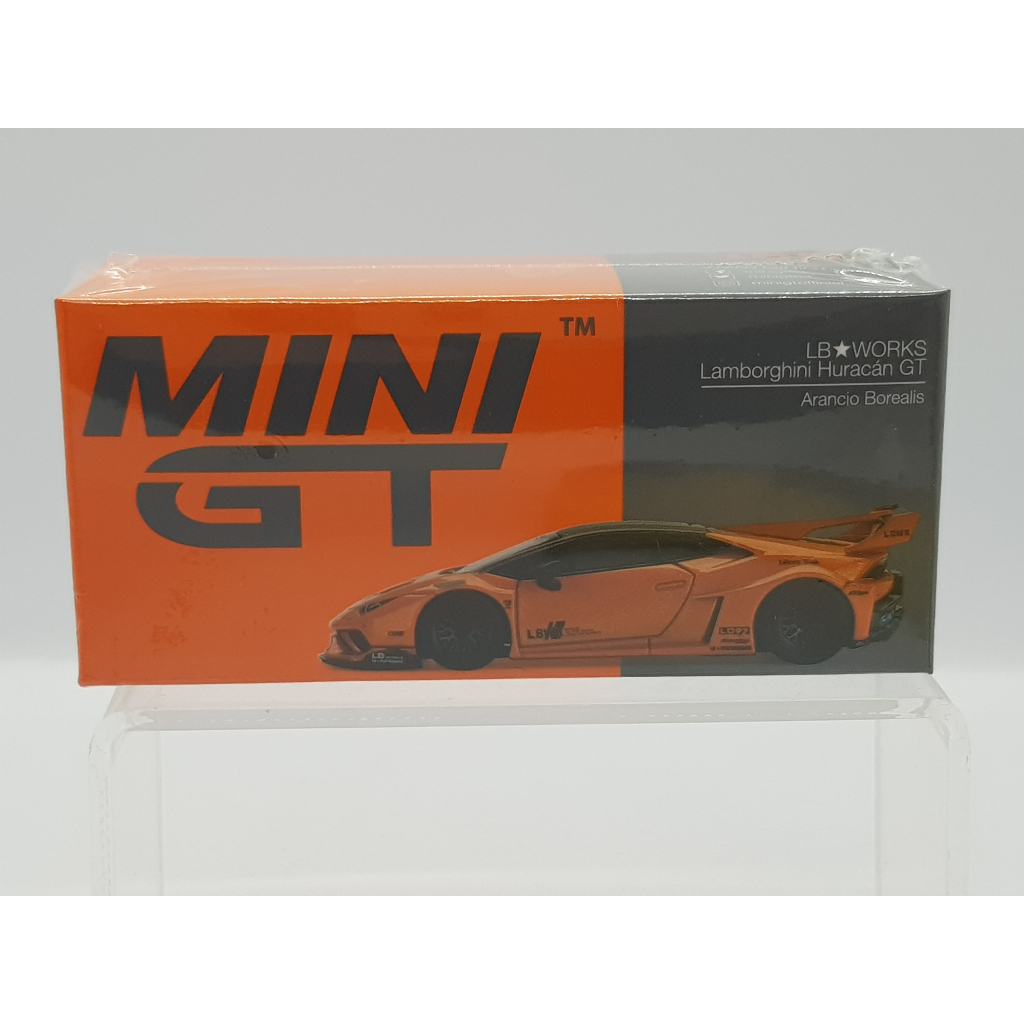 【小車停車場】Mini GT 355 LB WORKS  Lamborghini Huracan GT 橘