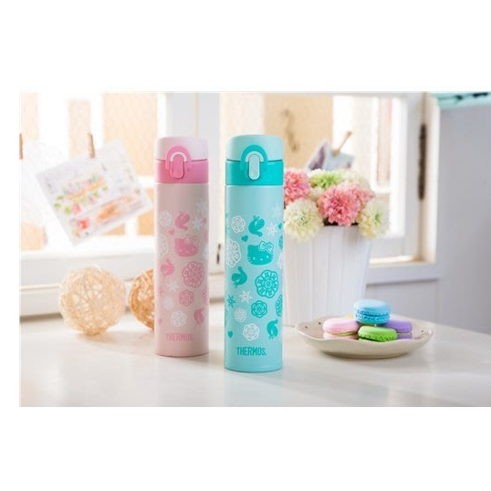 膳魔師 Thermos 超輕量粉紅色(JNI-400KT-PK) Hello Kitty400ml 保溫瓶