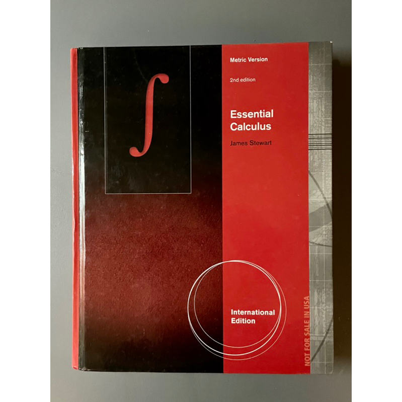Essential Calculus微積分英文二手教科書／James Stewart