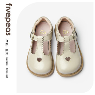 買一送一無退換-聯絡客服改價(取高價計) fivepeas 832 小桃心 小童中童軟皮鞋 女童手工牛皮真皮軟底