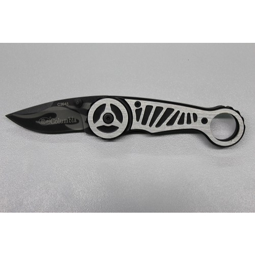 Columbia 科技火焰 折刀 摺疊刀 露營 烤肉 釣魚 生存遊戲