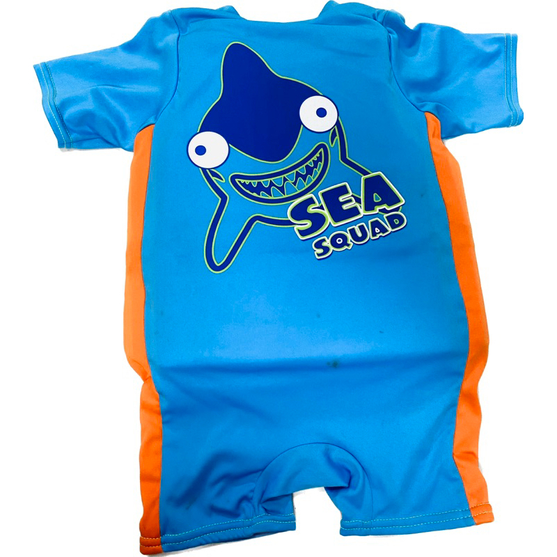 ［現貨］展示新品出清 Speedo SEA SQUAD 兒童連身安全浮力泳衣 size4-5歲 22-26公斤