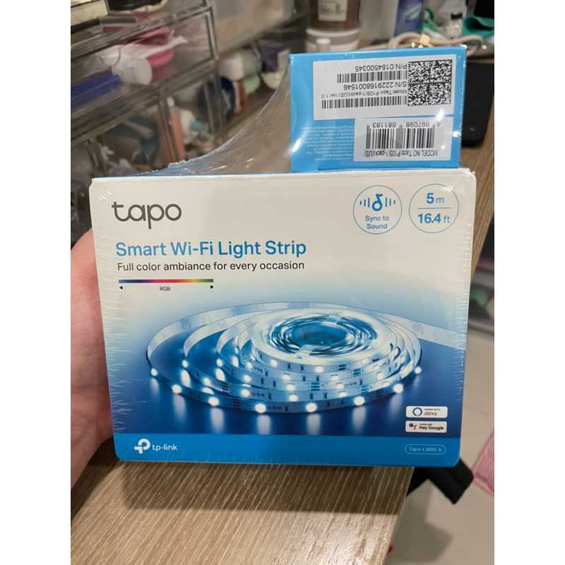 TP-Link Tapo L900 全彩led智慧燈條 (5M) + TP-Link Tapo P105 無線智慧插座