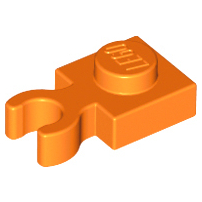 Lego 樂高 橘色 水平夾 Plate Modified1x1 Clip Vertical 4085d 6055326