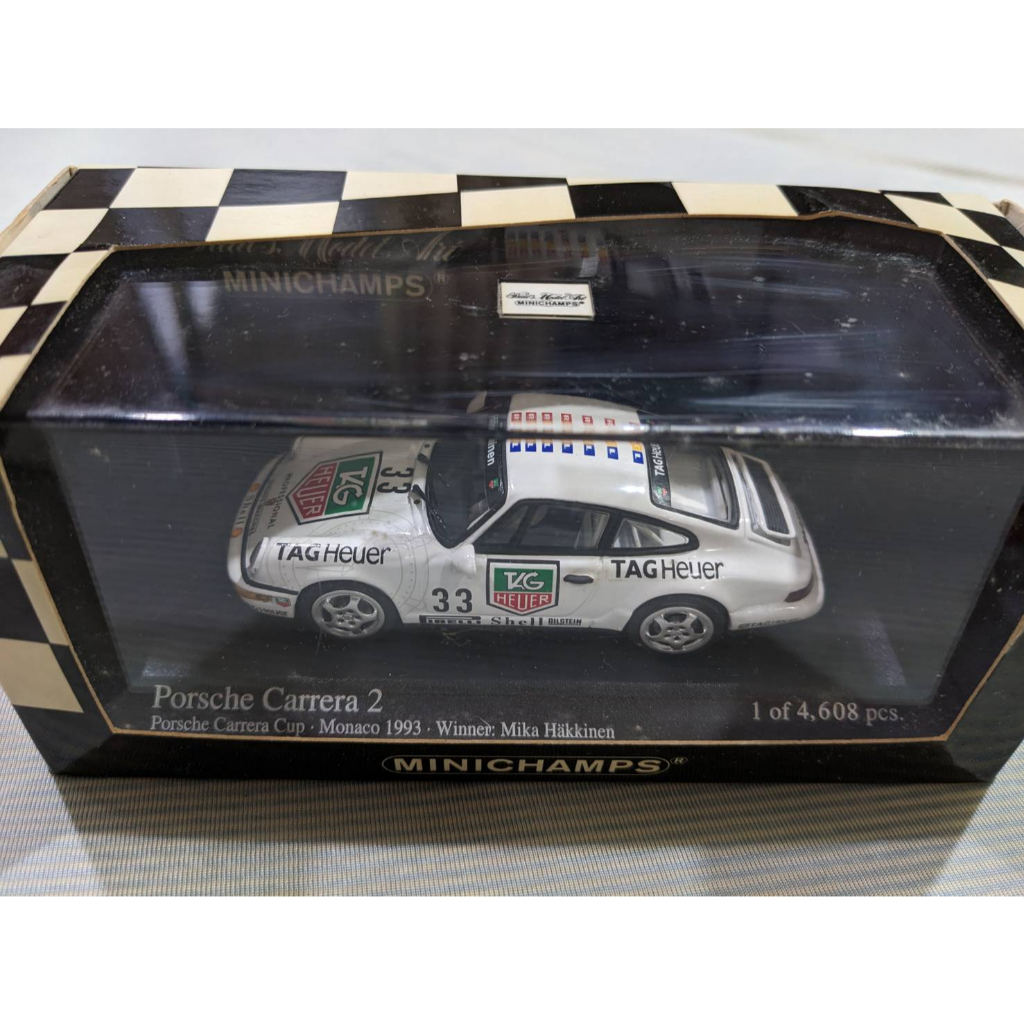 1/43 Minichamps Porsche 911 Carrera 2 Cup 1993 Monaco Winner