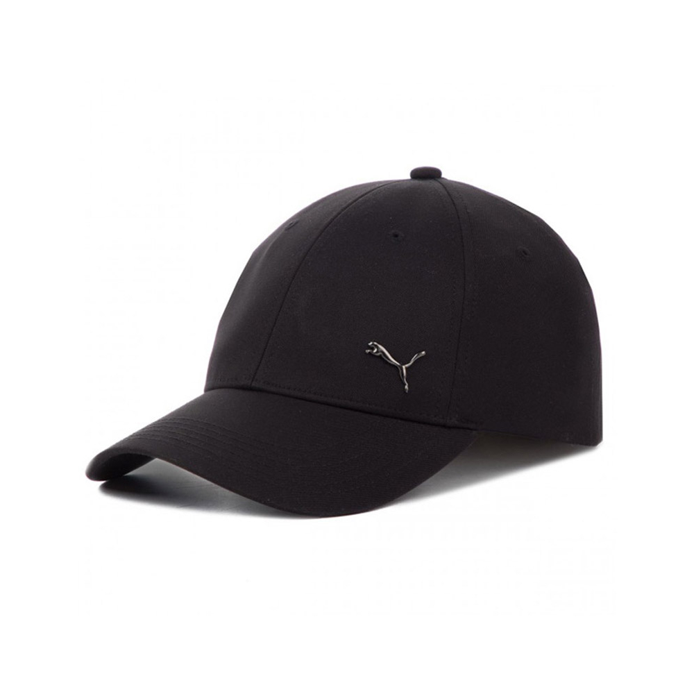 PUMA 老帽 基本系列 全黑 金屬標 可調式 棒球帽 02126901