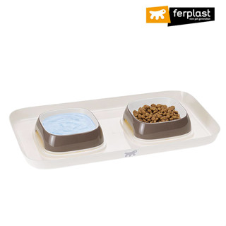 《義大利飛寶ferplast》時尚水食盆套裝 / 貓狗用品