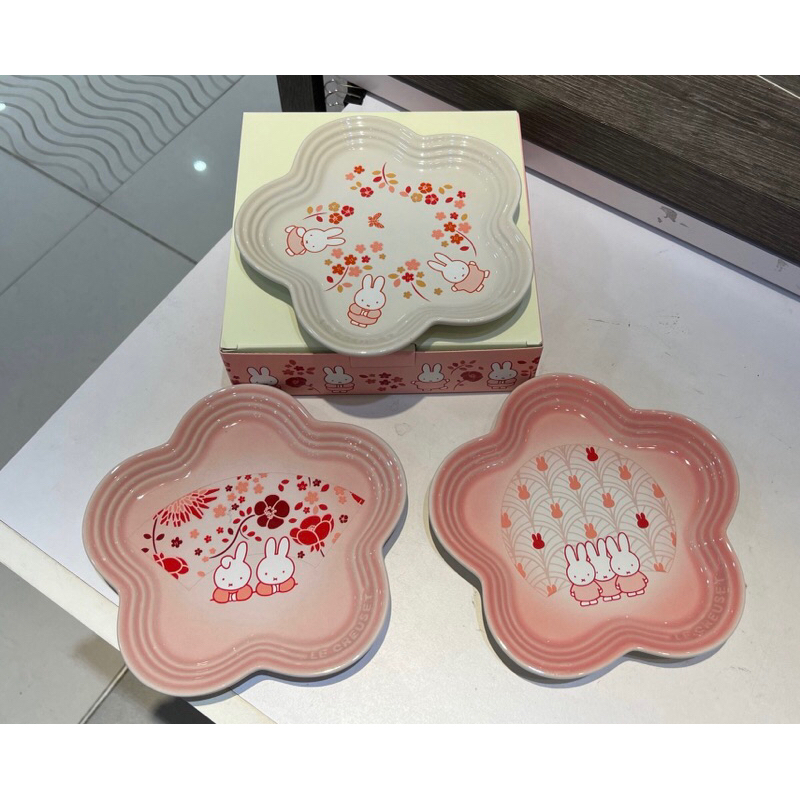 Le Creuset 聯名 Miffy 米菲 花型盤19公分