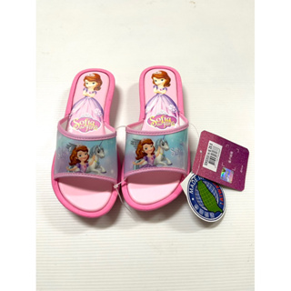 鞋之誠迪士尼 39303🎠台灣製🎠小公主 蘇菲亞 童鞋 中童 拖鞋 低跟 軟底 止滑