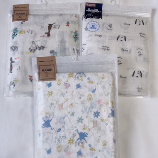 《現貨》皮卡丘史努比 snoopy 姆明嚕嚕米 101忠狗多用途寶寶紗布包巾 蓋毯