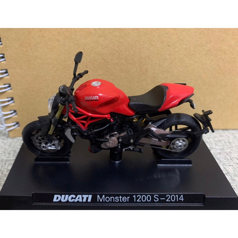 模型重機 DUCATI-Monster 1200 S-2014(紅黑)、851-1988(全紅)