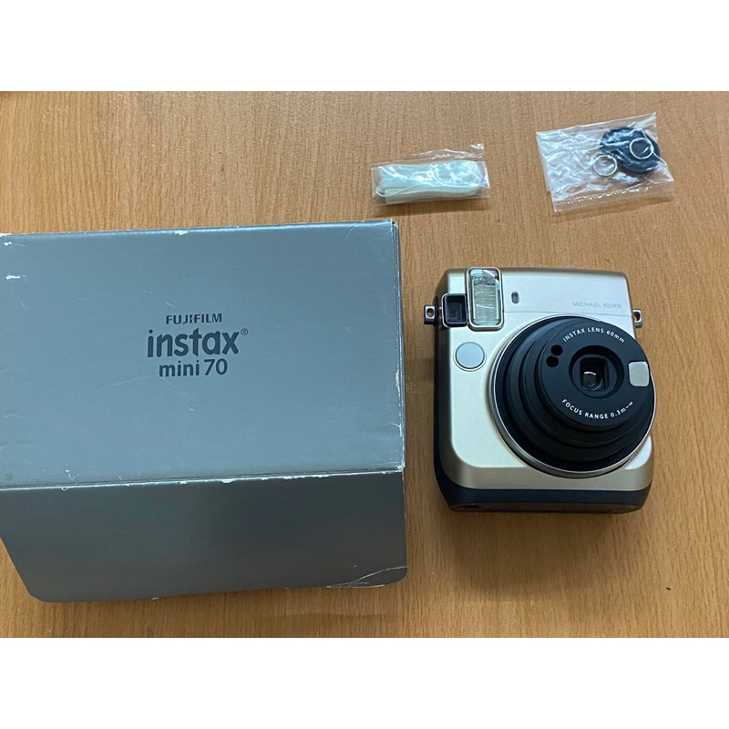 富士 Fujifilm 拍立得 聯名 instax mini 70 x michael kors 金色 底片 現貨 二手