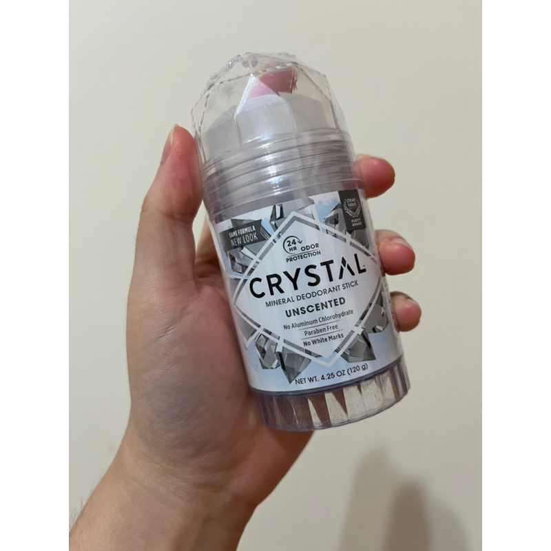 全新未拆封 crystal 消臭石 除臭石 明礬石 礦物質淨味 120g Crystal Body Deodorant
