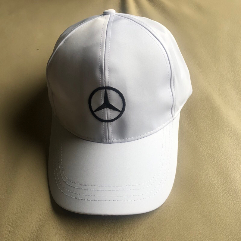保證全新正品 Benz 白色 棒球帽 one size