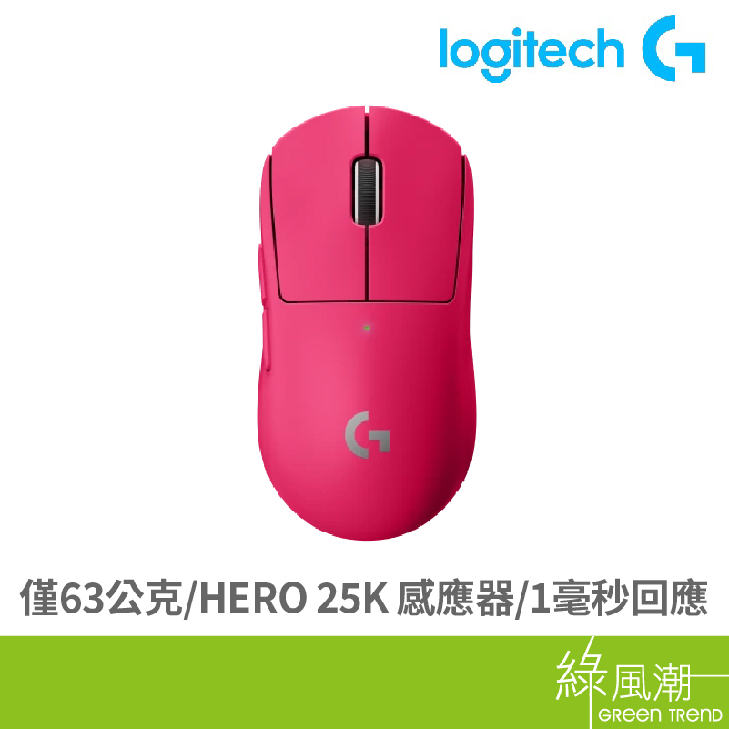 Logitech 羅技 PRO X SUPERLIGHT無線輕量化電競鼠 紅