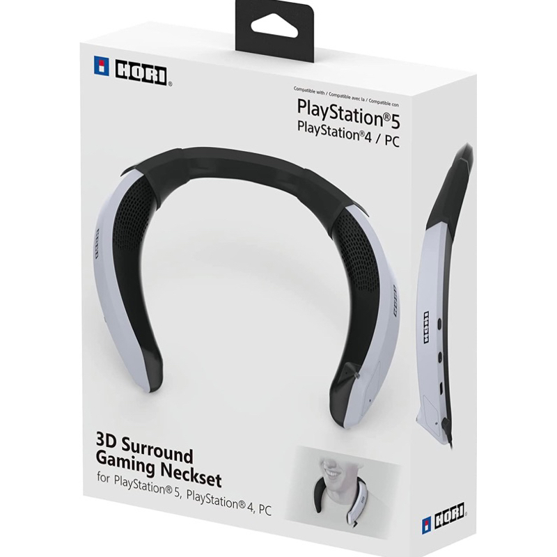 HORI PS5 PS4 PC 3D環繞頸掛式有線遊戲耳機 SPF-009 喇叭 周邊