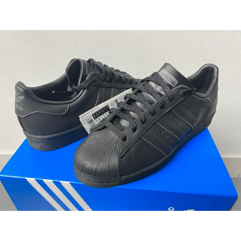 ADIDAS ORIGINAL SUPERSTAR 82 日規 全黑真皮 US9.5