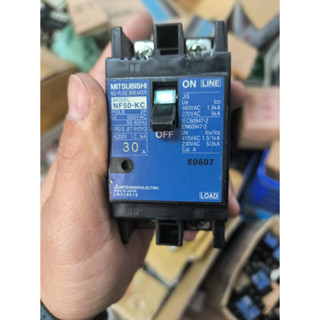 三菱Mitsubishi 無熔絲開關 NF30-KC NF50-KC 2P 3P 5A-30A(私密庫存）