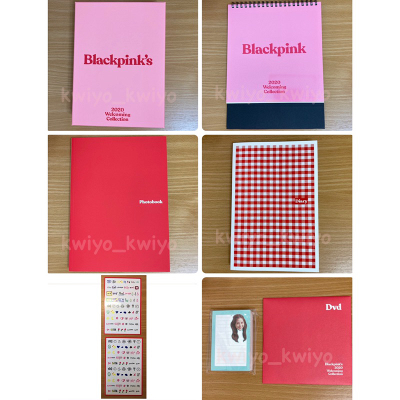 Blackpink 2020 Welcoming Collection 年曆 桌曆 寫真書 便條紙 DVD 貼紙 日記本