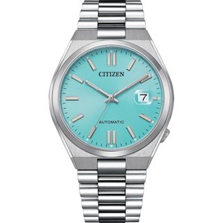 CITIZEN 星辰 情人節推薦 漸層海洋藍 青春撞色機械錶NJ0151-88M