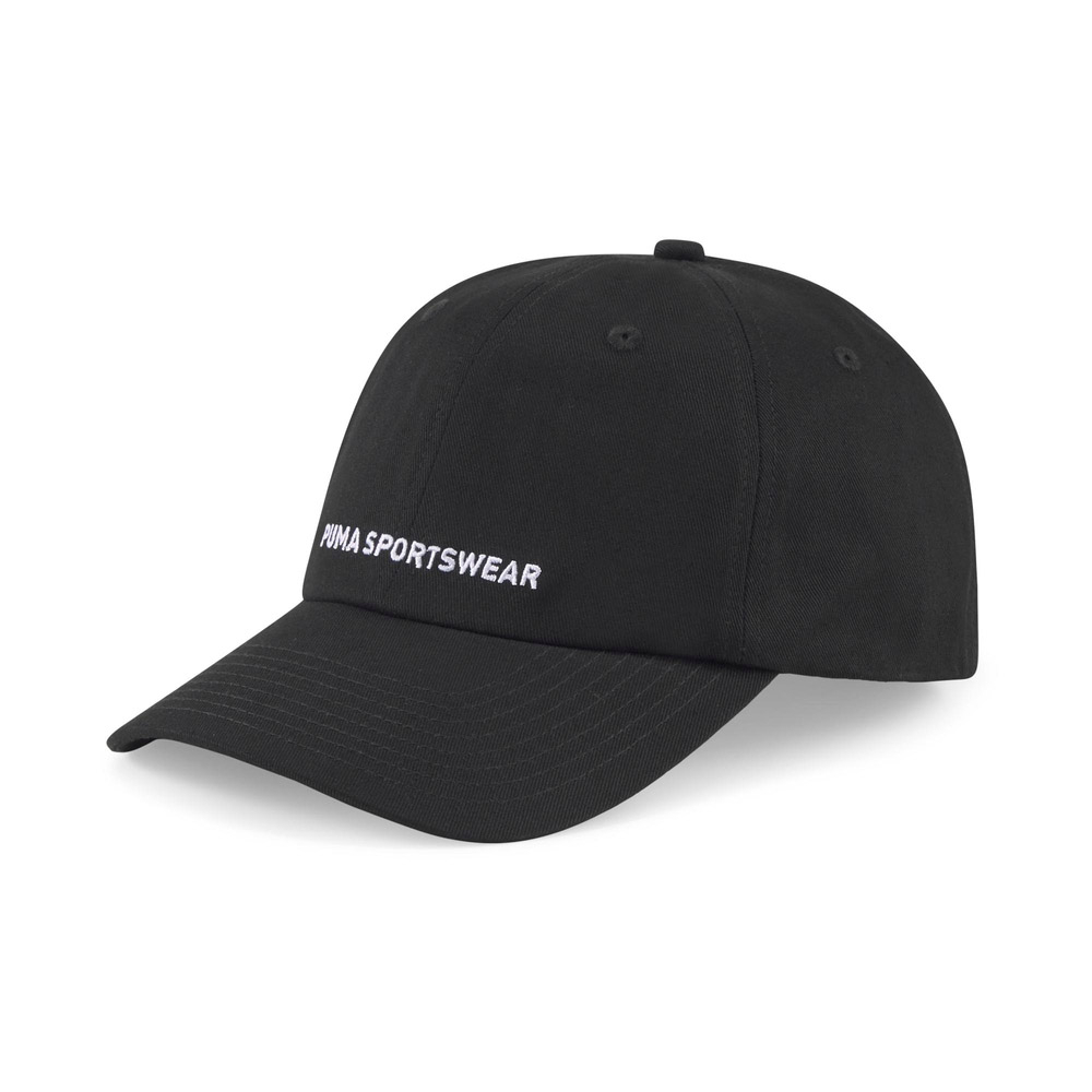 PUMA 老帽 基本系列 SPORTSWEAR 黑色 可調式 棒球帽 02403601