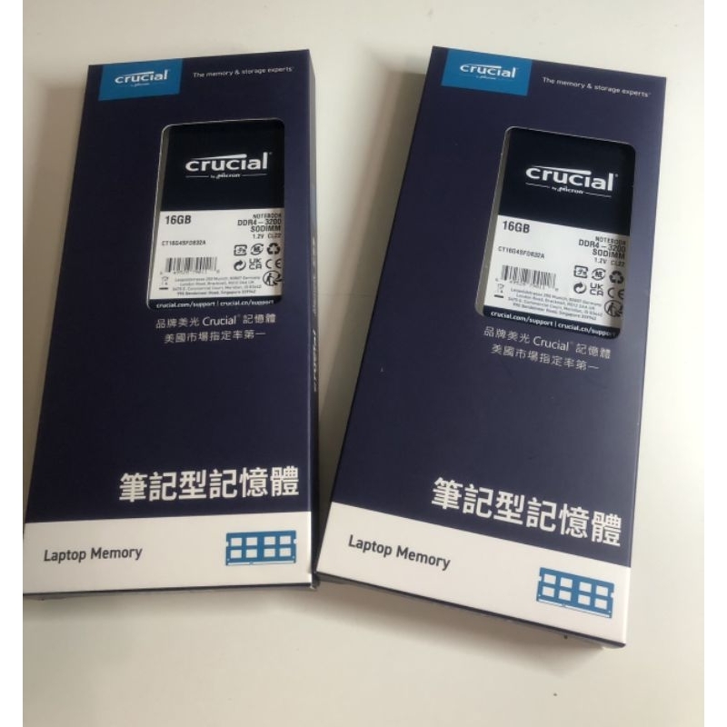 micron crucial 美光 Crucial 16GB DDR4 3200 260pin SO-DIMM