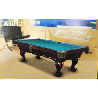 全揚撞球 39年專業店【全新 AILEEX-A8012虎腳雕刻臺-咖(附全配)】亞力士-撞球檯-撞球抬-撞球檯-無流槽
