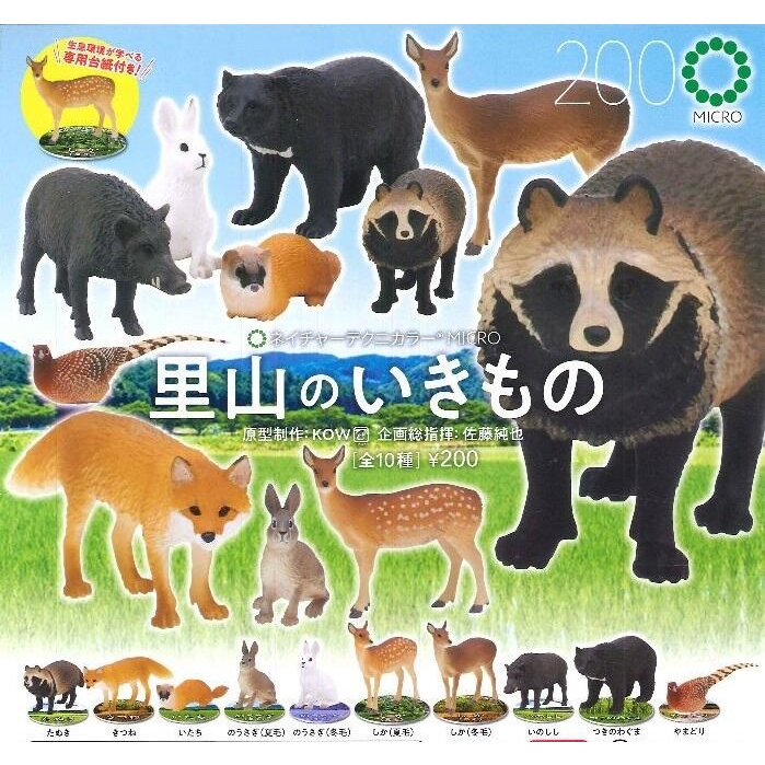【我愛玩具】 IKIMON (轉蛋)NTC-日本里山生物 全10種整套販售