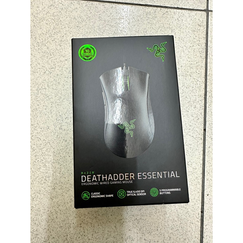 雷蛇 DeathAdder Essential煉獄虫奎蛇滑鼠 RZ01-03850100-R3M1-UT