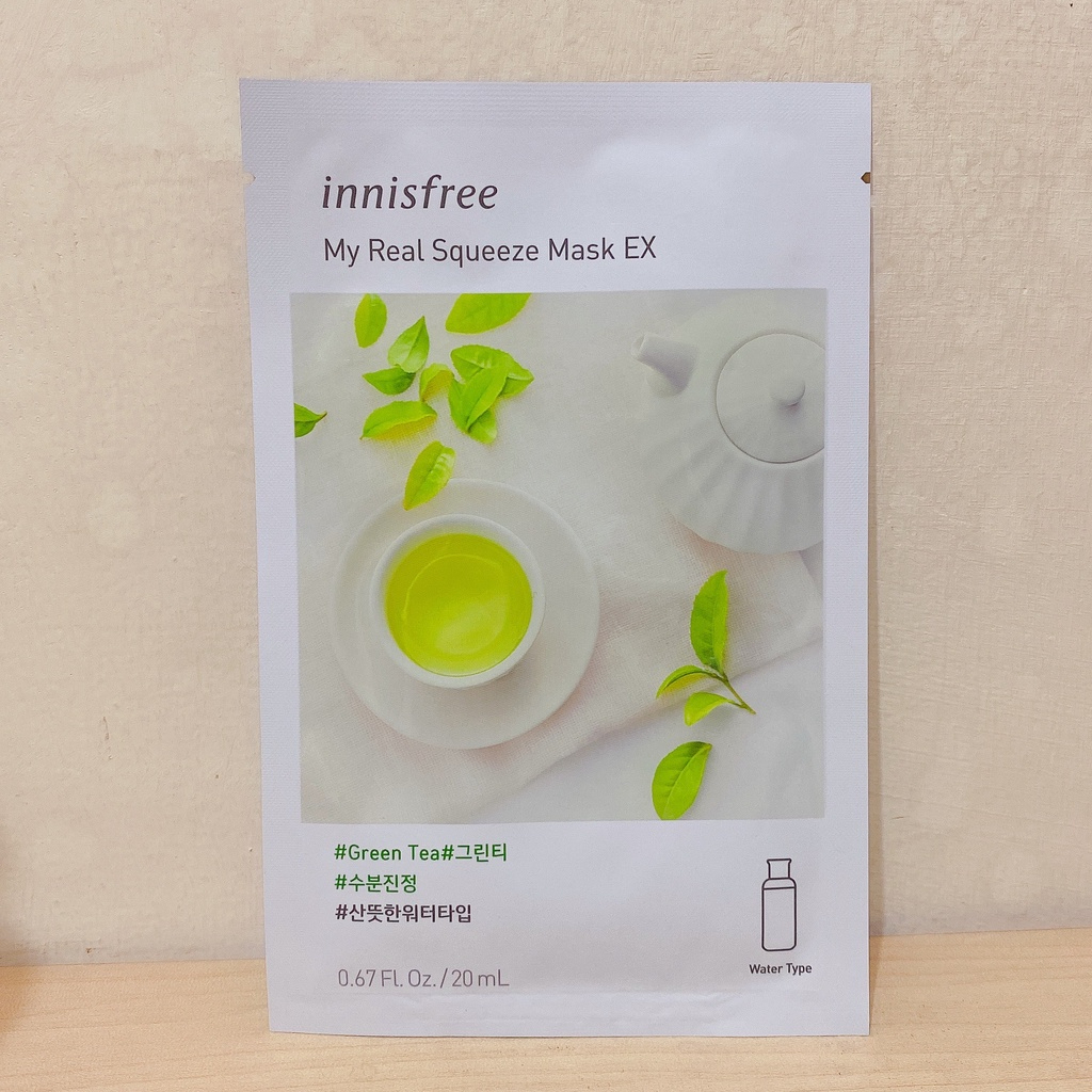 innisfree 悅詩風吟 我的真萃綠茶面膜 我的真萃能量面膜