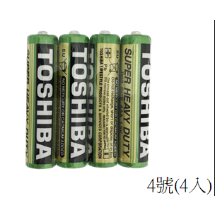 東芝環保碳鋅電池4號4入.8入.16入