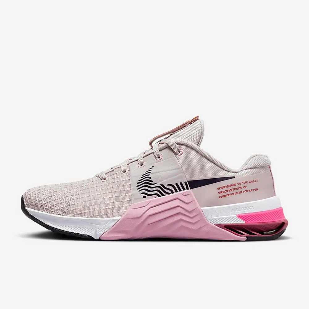 NIKE W NIKE METCON 8 女運動訓練鞋-粉 DO9327600