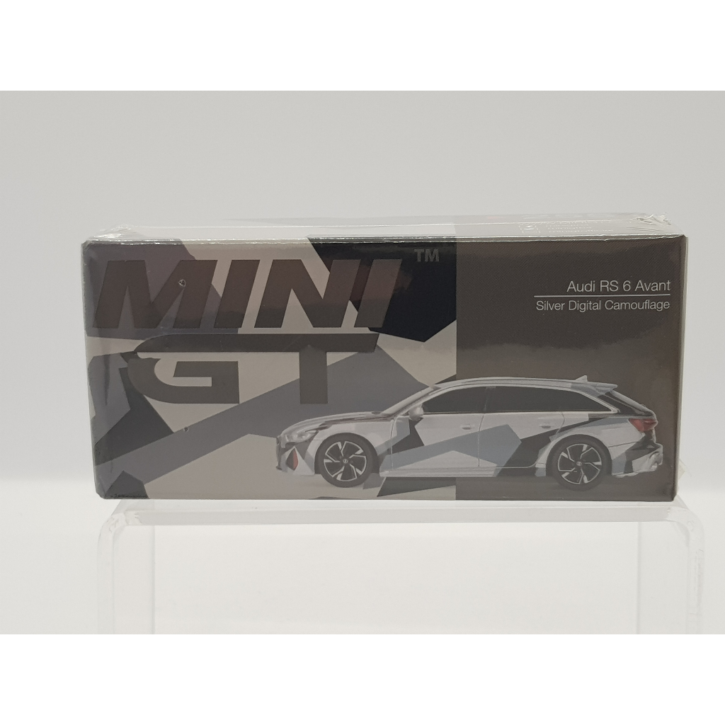 【小車停車場】Mini GT  255 Audi RS6 Avant 數位迷彩