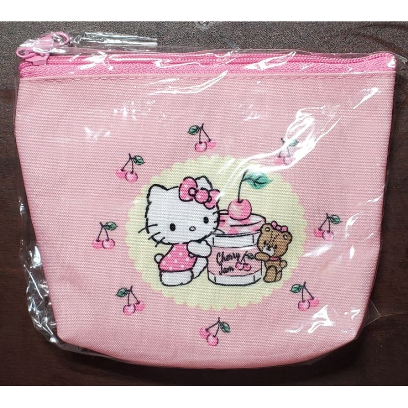 Hello Kitty 布製 零錢包 小雜物包