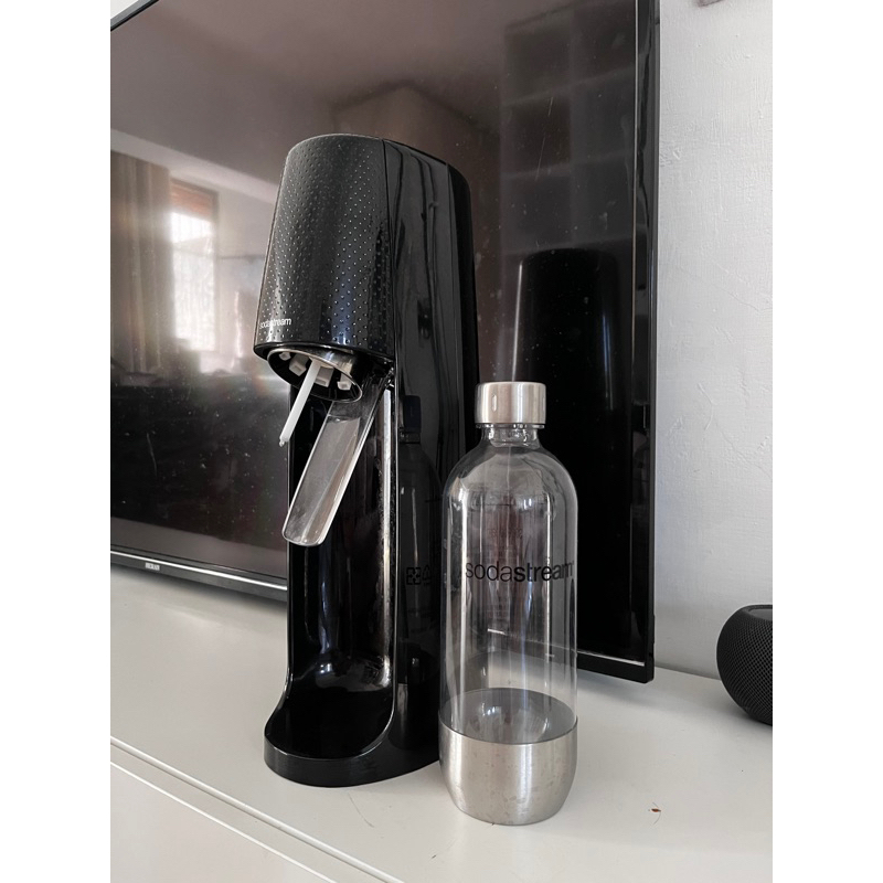 Sodastream Spirit 氣泡水機 含鋼瓶 不鏽鋼蓋水瓶