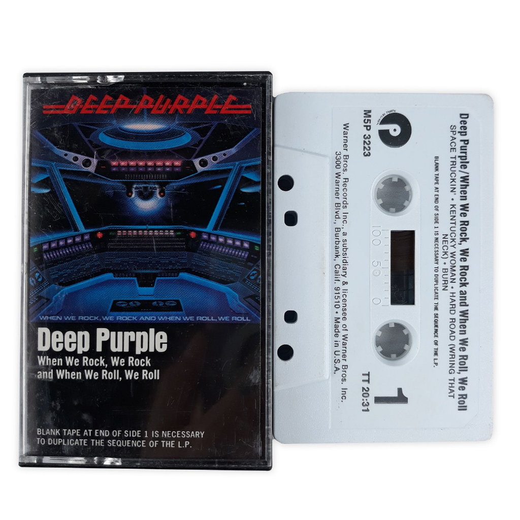 Deep Purple-When We Rock 老懷舊錄音帶 音樂卡帶 重金屬樂團 搖滾