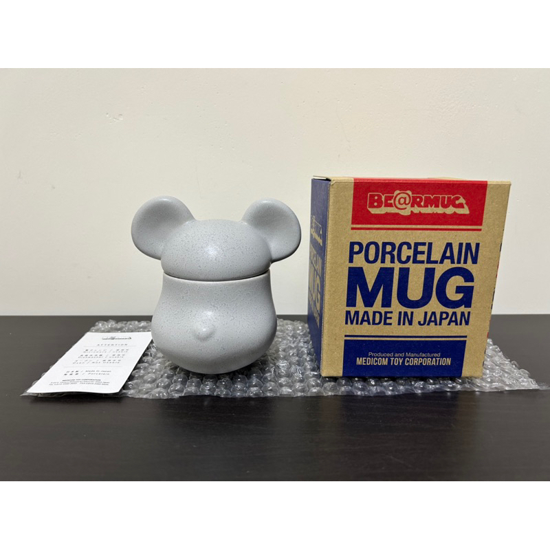 全新 MEDICOM TOY  PORCELAIN MUG BE@RBRICK 熊造型馬克杯 25周年限定款