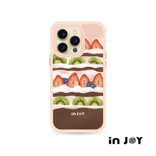 INJOY｜iPhone 16/15 手機殼 日安草莓蛋糕 MagSafe 磁吸手機殼
