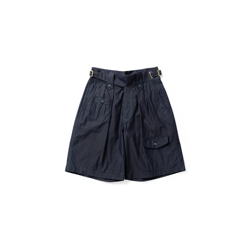 SYNDRO "GORKHAS" ARMY SHORTS - NYLON BLEND INDIGO全新XL含吊牌