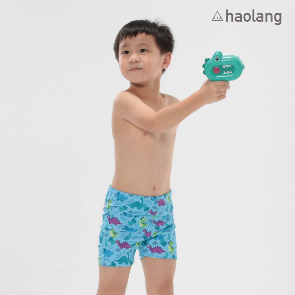 Haolang 恐龍男童五分泳褲/游泳/溫泉