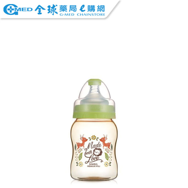 【小獅王辛巴】桃樂絲心願精裝 PPSU寬口葫蘆小奶瓶200ml (3色可選 粉 藍 綠)｜全球藥局