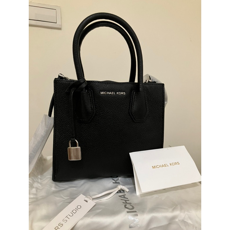 MICHAEL KORS (MK) Mercer黑色 手提/斜背二用包