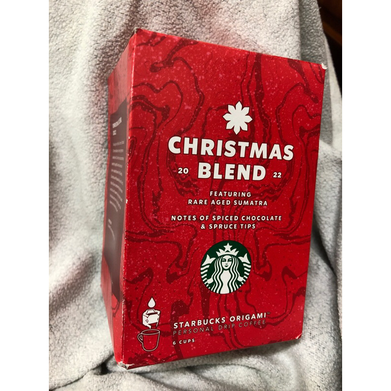 星巴克掛耳式咖啡-耶誕綜合咖啡 Christmas Blend
