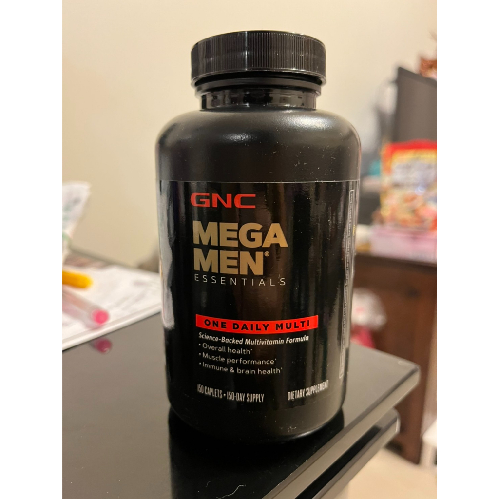 ★最後1罐★GNC Mega MEN Energy Essentials 男性綜合維他命 150粒  免疫大腦肌肉