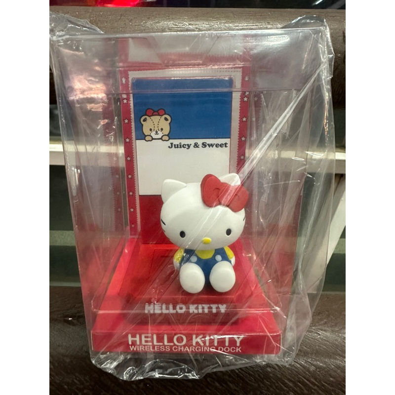 正版授權 三麗鷗系列 Hello kitty 小夜燈 無線充電座