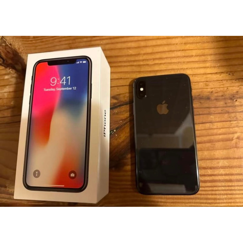 IPhone X 64GB 後鏡頭異常 有盒子無配件