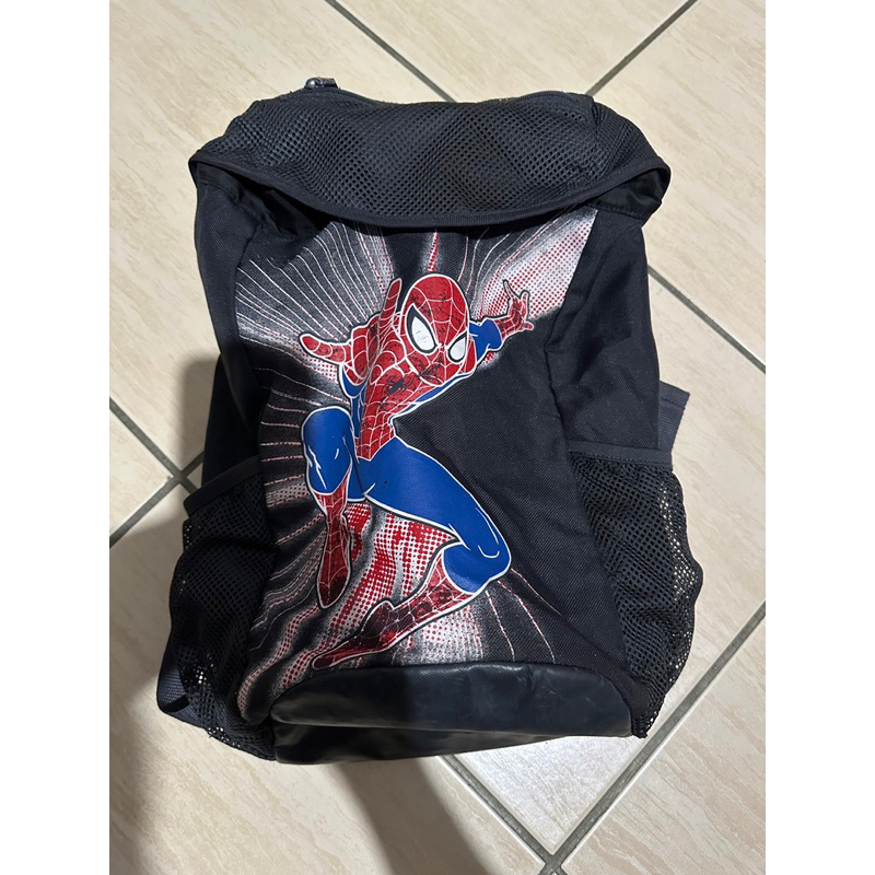 Adidas 愛迪達 蜘蛛人造型 大童背包 7成新 台灣正品貨