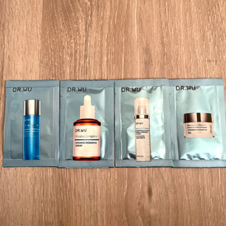 Dr.Wu 玻尿酸保濕系列(體驗包)玻尿酸精華化妝水 保濕精華液 保濕精華乳 保濕水凝露 2ml