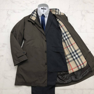 Burberry London 羽絨外套(內襯可拆) - 深棕色