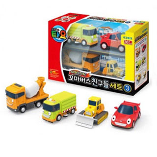 【全新正版現貨】TAYO 小巴士 工程車4件組 TT72621 軌道可用